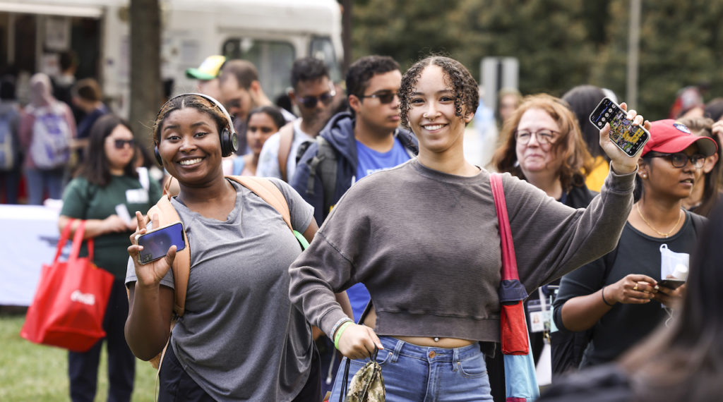 AMPLIFY will feature food trucks, games, giveaways, music, shopMason units, Patriot Perks members, amd community partners.  Photo by:  Ron Aira/Creative Services/ George Mason University