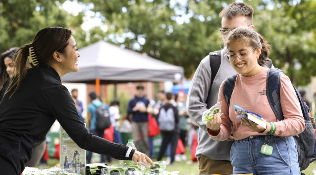 AMPLIFY will feature food trucks, games, giveaways, music, shopMason units, Patriot Perks members, amd community partners.  Photo by:  Ron Aira/Creative Services/ George Mason University