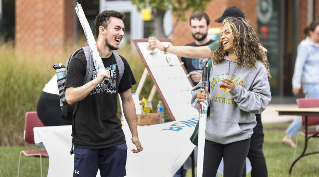 AMPLIFY will feature food trucks, games, giveaways, music, shopMason units, Patriot Perks members, amd community partners.  Photo by:  Ron Aira/Creative Services/ George Mason University